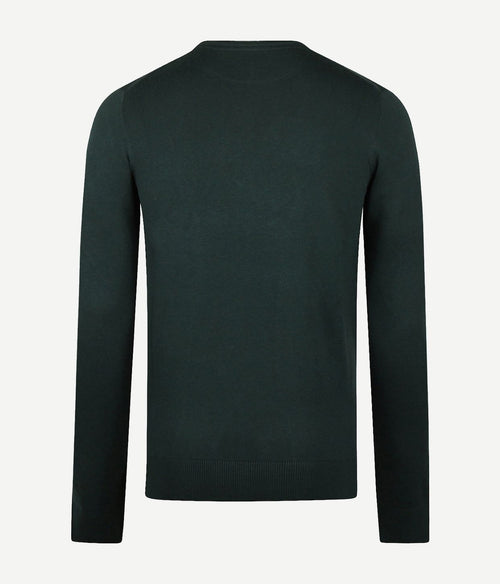 McGregor trui merino blend donkergroen | Regular-fit