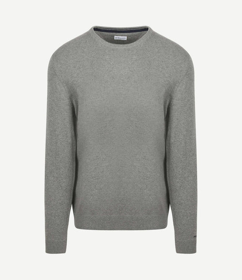 Trui merino blend grijs