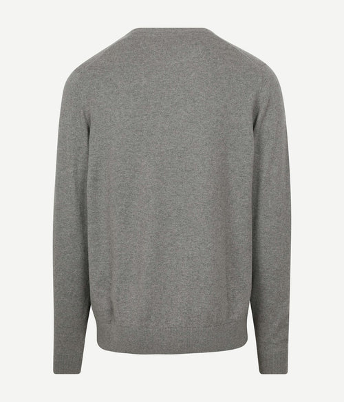 Trui merino blend grijs