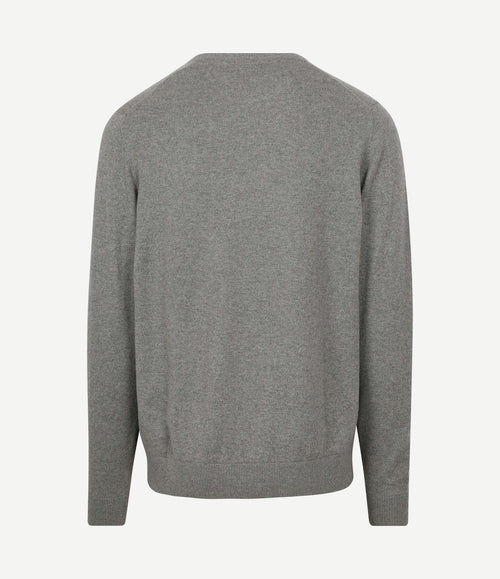 Trui merino blend grijs