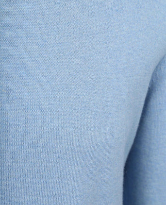 Trui merino blend ice blauw