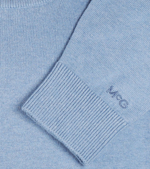 McGregor trui merinowol lichtblauw | Regular-fit