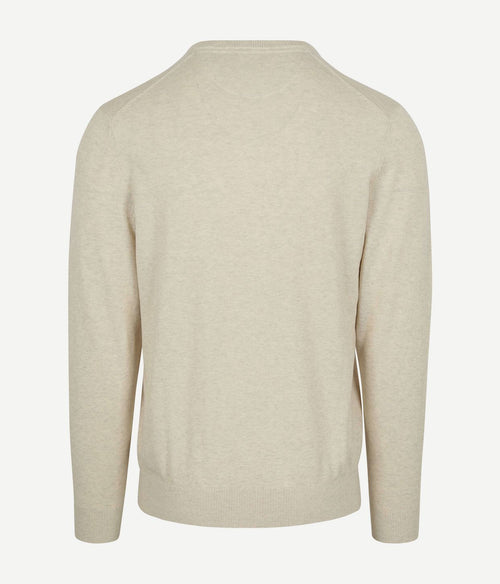 McGregor trui v-hals ecru | Regular-fit