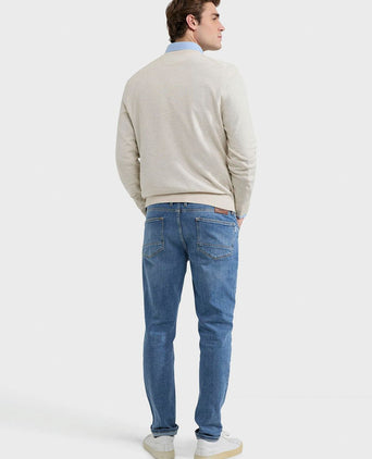 McGregor trui v-hals ecru | Regular-fit