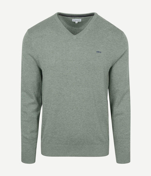 McGregor trui v-hals lichtgroen | Regular-fit