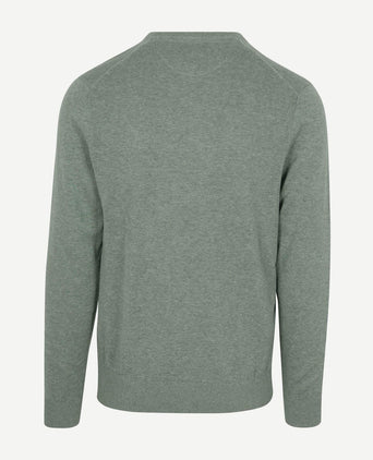 McGregor trui v-hals lichtgroen | Regular-fit