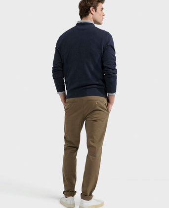 McGregor trui v-hals donkerblauw | Regular-fit