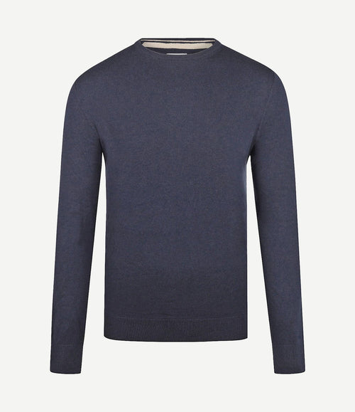Trui wolmix donkerblauw
