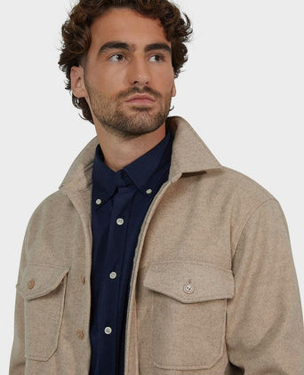 McGregor overshirt beige | Regular-fit