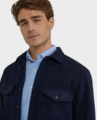 Overshirt donkerblauw
