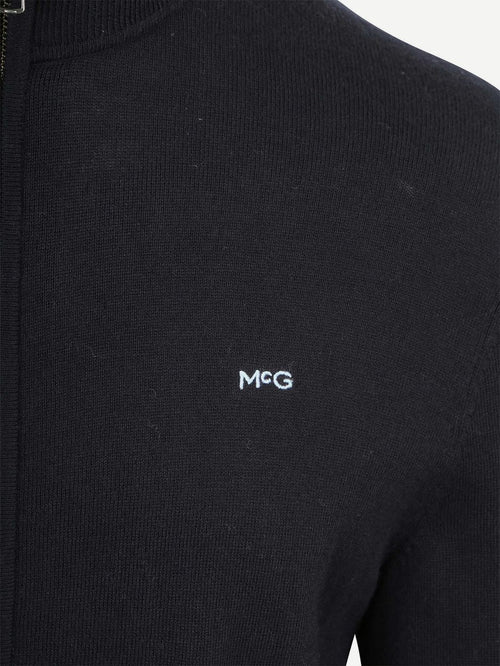 Vest cotton cashmere donkerblauw