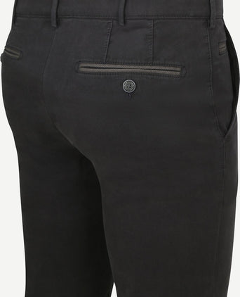 Meyer chino Bonn donkerblauw