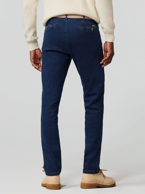 Meyer jeans Dublin donkerblauw | Slim-fit