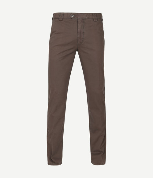 Meyer broek Roma bruin | Regular-fit