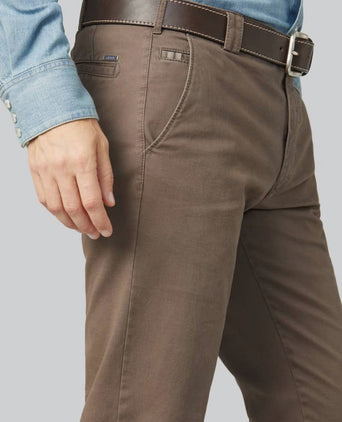Meyer broek Roma bruin | Regular-fit