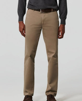 Meyer broek Roma chino lichtbruin | Regular-fit