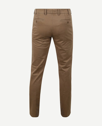 Meyer broek Roma chino lichtbruin | Regular-fit