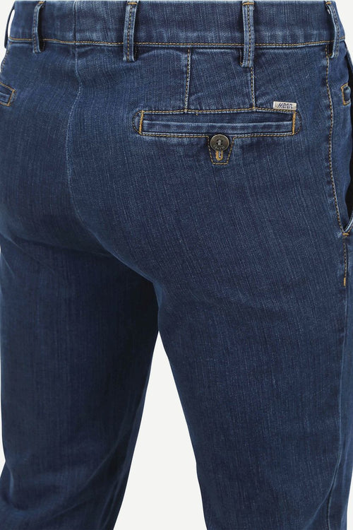 Meyer broek Roma jeans donkerblauw | Regular-fit
