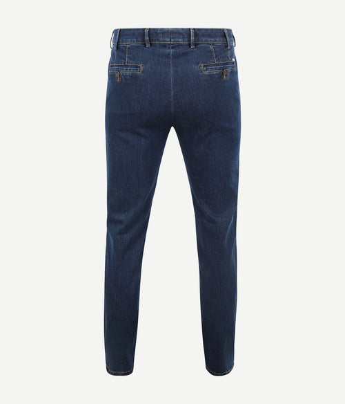 Meyer broek Roma jeans donkerblauw | Regular-fit