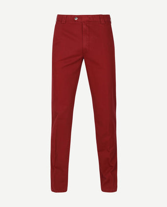 Meyer broek Roma rood | Regular-fit