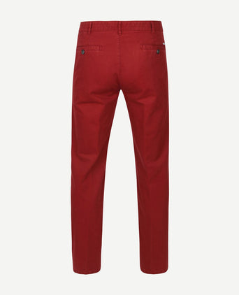 Meyer broek Roma rood | Regular-fit