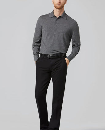 Meyer broek Roma zwart | Regular-fit