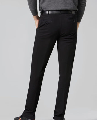 Meyer broek Roma zwart | Regular-fit