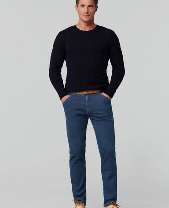 Meyer Chicago broek donkerblauw