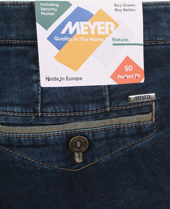Meyer Chicago broek donkerblauw