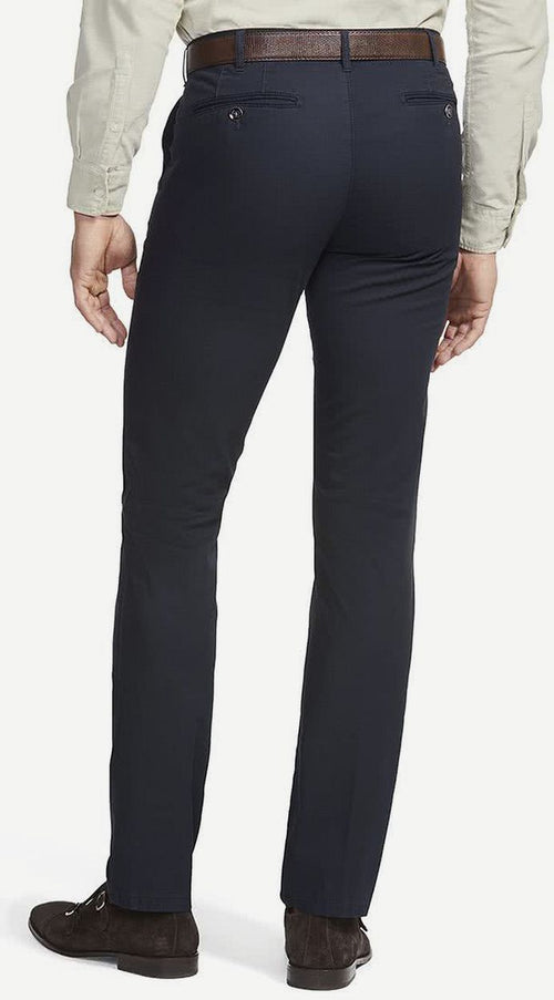 Meyer chino Bonn donkerblauw