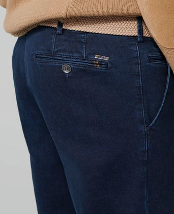 Meyer chino Bonn donkerblauw jeans
