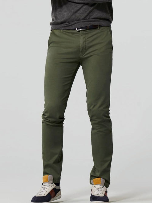 Meyer chino Bonn donkergroen