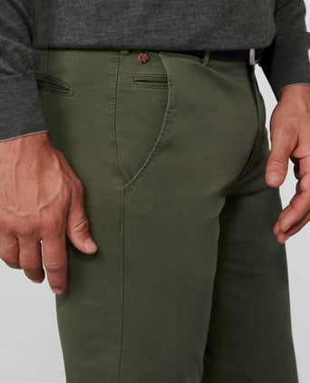 Meyer chino Bonn donkergroen