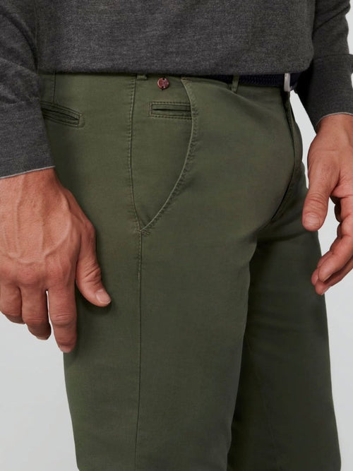 Meyer chino Bonn donkergroen