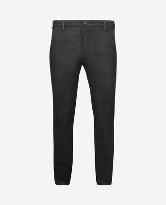 Chino Bonn melange donkerblauw