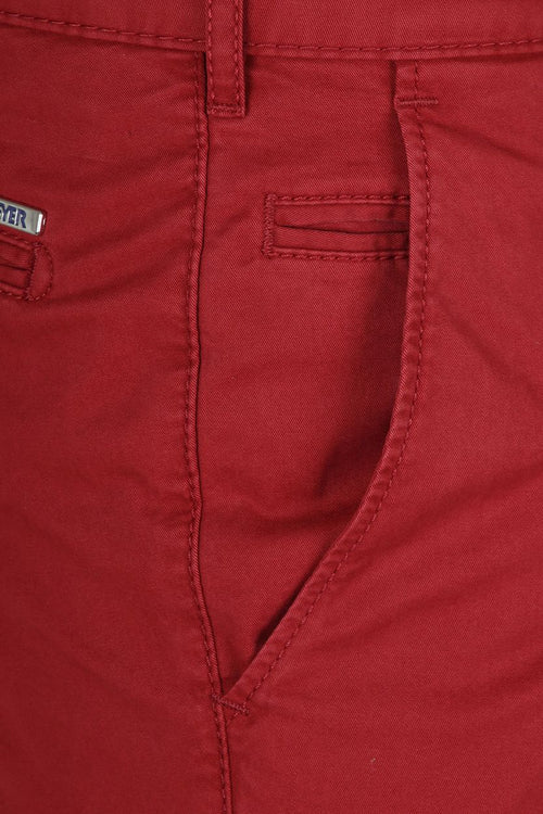 Meyer chino Bonn rood