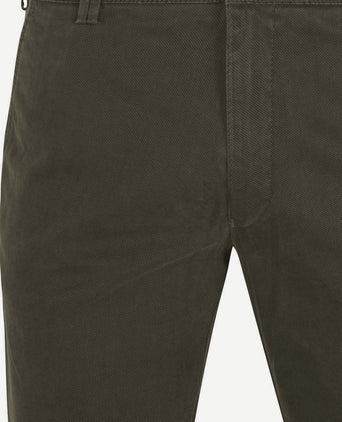 Meyer chino Bonn twill olijfgroen