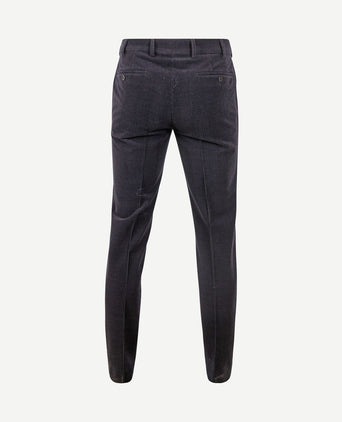 Chino Roma wol corduroy donkerblauw