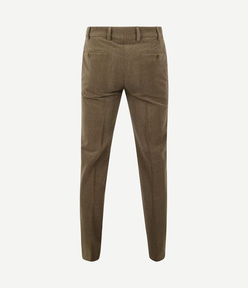 Chino Roma wol corduroy olijfgroen