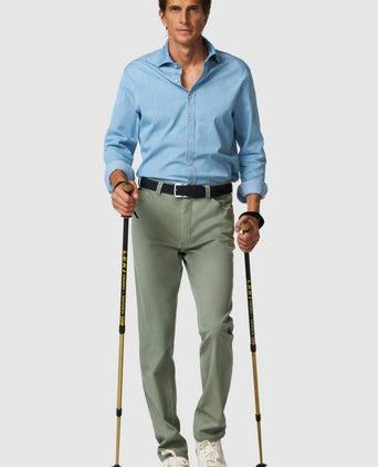 Meyer Dublin broek lichtgroen | Slim-fit