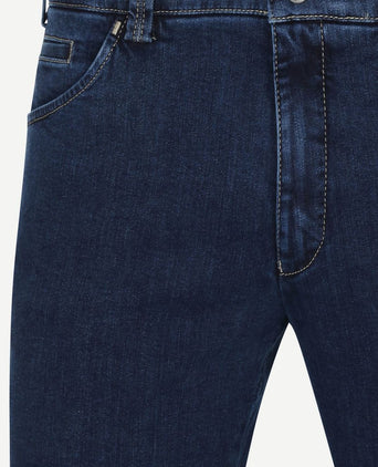 Meyer Dublin jeans blauw | Slim-fit