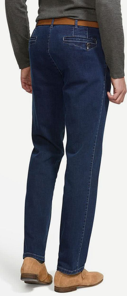 Meyer Dublin jeans blauw | Slim-fit