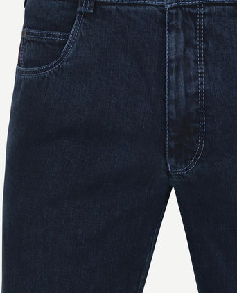 Meyer jeans broek Diego donkerblauw | Regular-fit