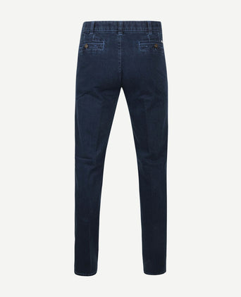 Meyer jeans broek Diego donkerblauw | Regular-fit