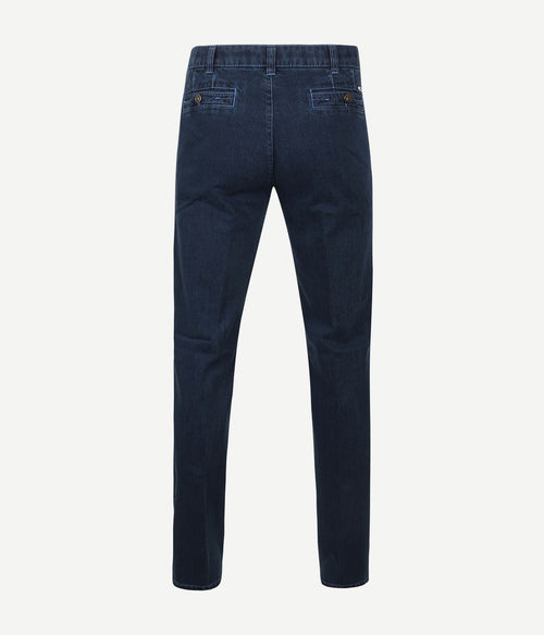Meyer jeans broek Diego donkerblauw | Regular-fit