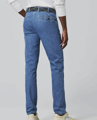 Meyer jeans Dublin blauw | Slim-fit