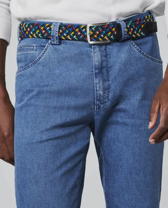 Meyer jeans Dublin blauw | Slim-fit