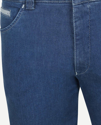 Meyer jeans Dublin blauw | Slim-fit