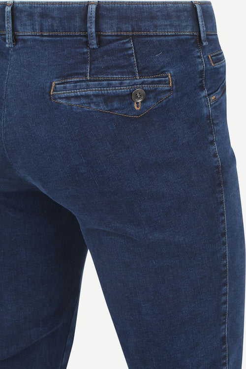 Meyer jeans Dublin donkerblauw | Slim-fit