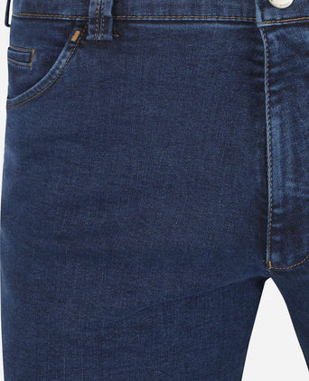 Meyer jeans Dublin donkerblauw | Slim-fit